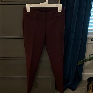 Ann Taylor Burgundy Trousers